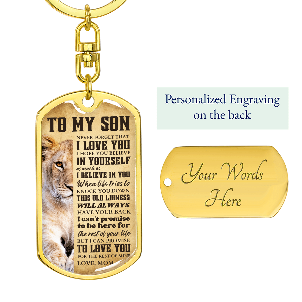 To My Son Never Forget That I Love You, Gift for Son, Motivation Gifts for Son, Son Graduation Gift, Birthday Gift for Son, Mom to Son Gifts