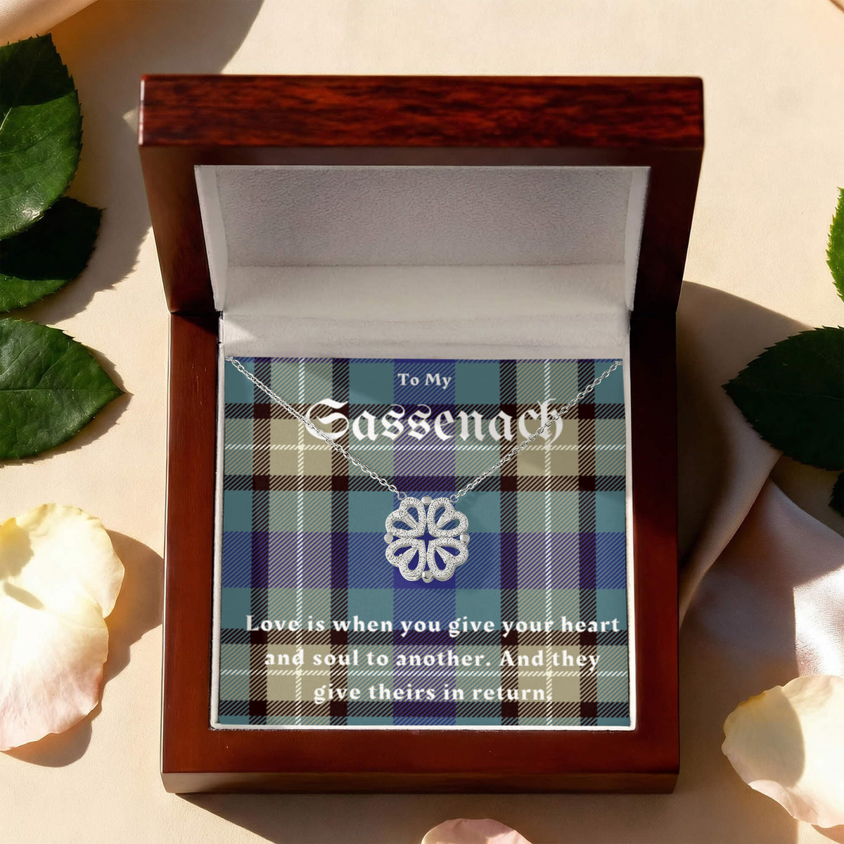 To My Sassenach, Outlander Gift, Outlander Gift Box, Outlander Jewelry, Outlander Gift For Wife, Outlander Charm, Outlander Necklace