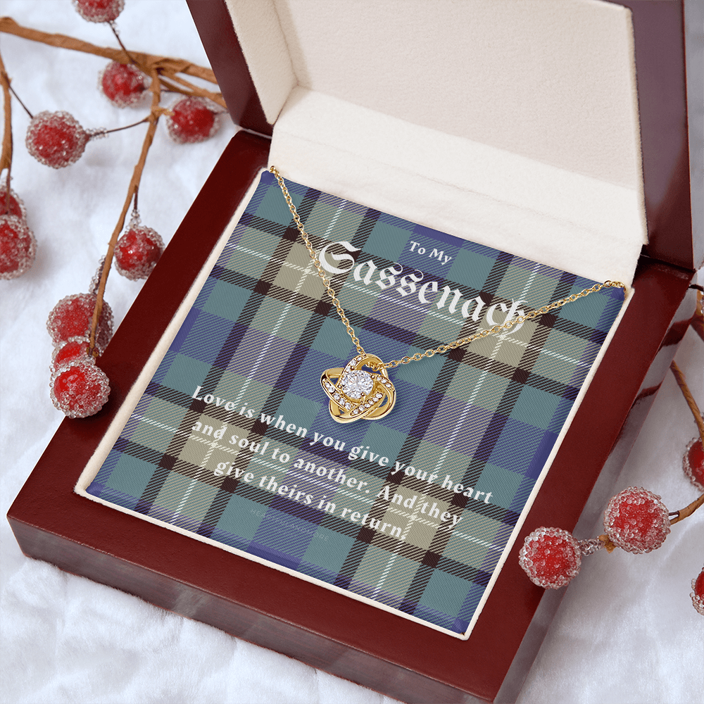 To My Sassenach - Love Knot Necklace