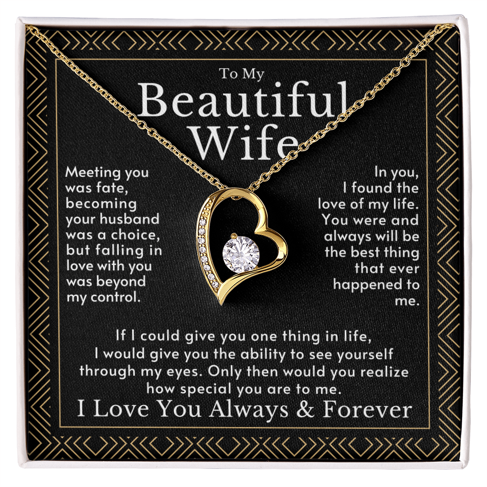Romantic Gift for Wife: 3D Pop-Up Rose Bouquet Card and Heart Necklace Set