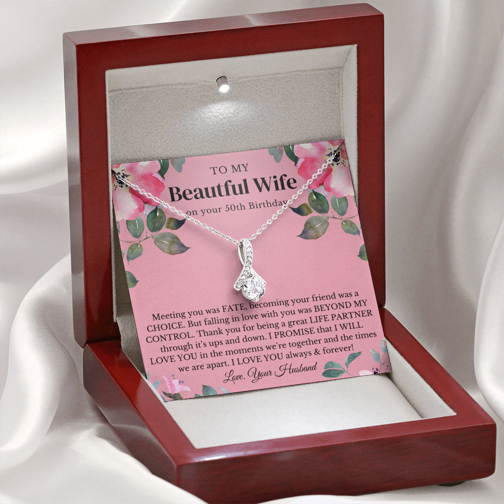 To My Beautiful Wife on 50th