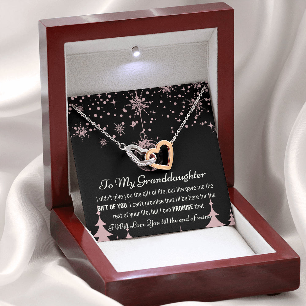 To My Granddaughter, Christmas Gift for Granddaughter, Christmas Present for Granddaughter, Necklace Gift for Granddaughter From Grandma