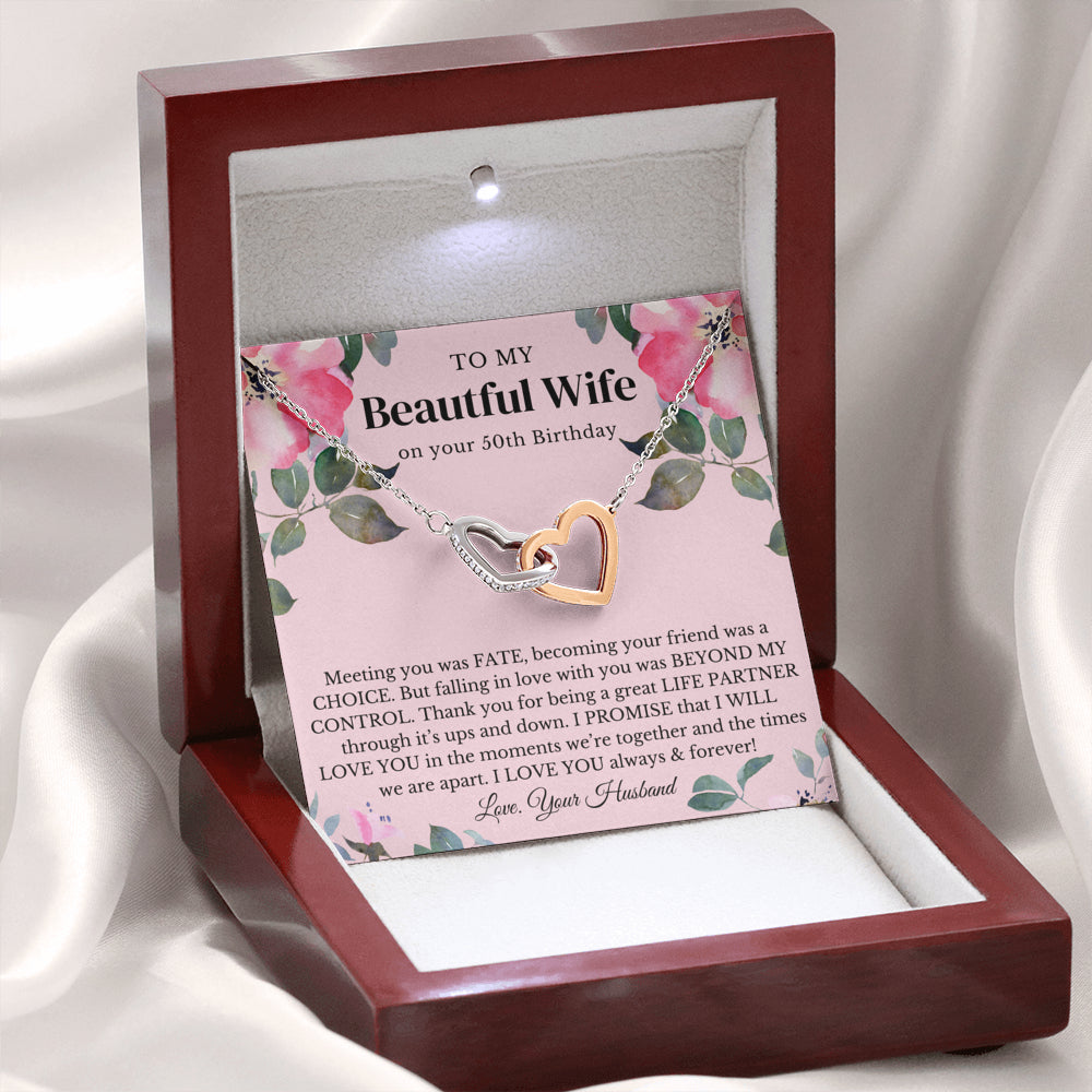 TO MY BEAUTIFUL WIFE 50TH