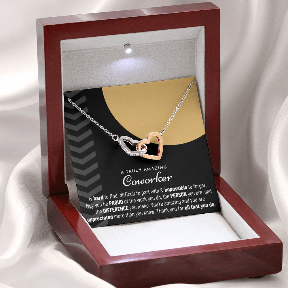 Thank You Gift, Appreciation Gift, Thank You Necklace, Leaving Job Gift for Coworker