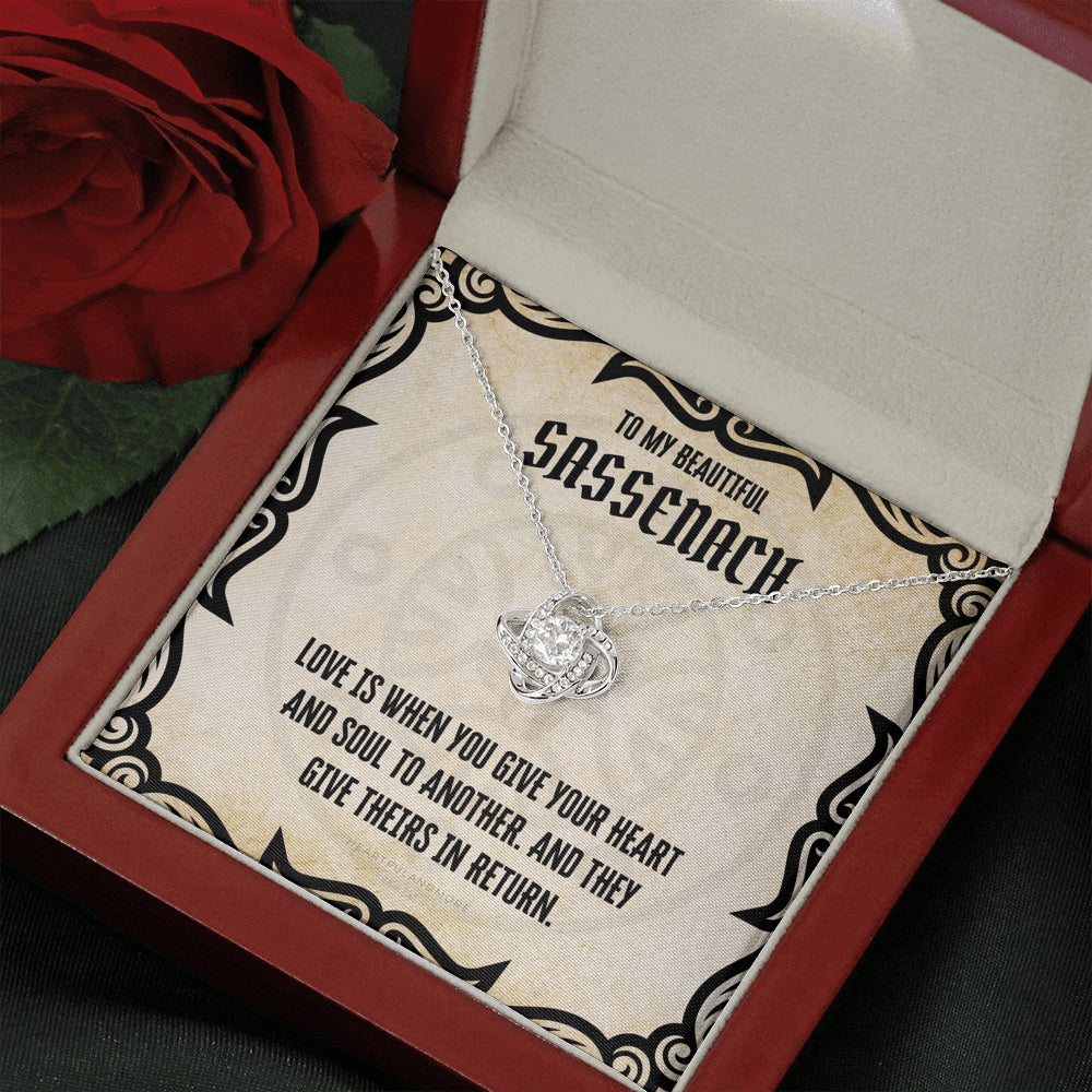 To My Sassenach, Outlander Gift, Outlander Gift Box, Outlander Jewelry, Outlander Gift For Wife, Outlander Charm, Outlander Necklace