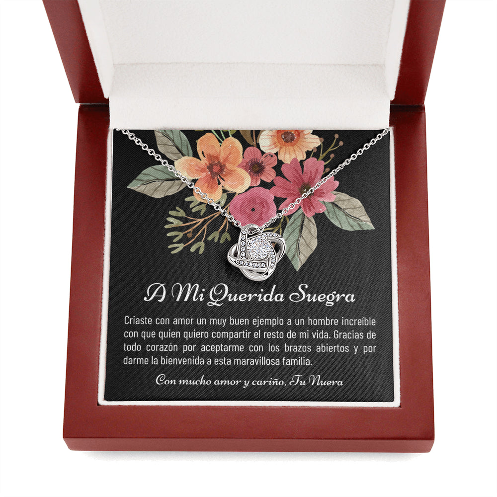 Suegra Gift, Suegra Necklace, Spanish Mother-In-Law Gift from Daughter-In-Law, Regalo Para Mi Suegra, Nuera A Suegra Cumpleaños De La Suegra