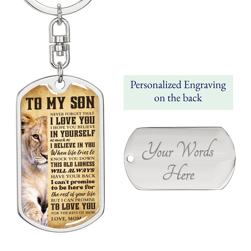 To My Son Never Forget That I Love You, Gift for Son, Motivation Gifts for Son, Son Graduation Gift, Birthday Gift for Son, Mom to Son Gifts