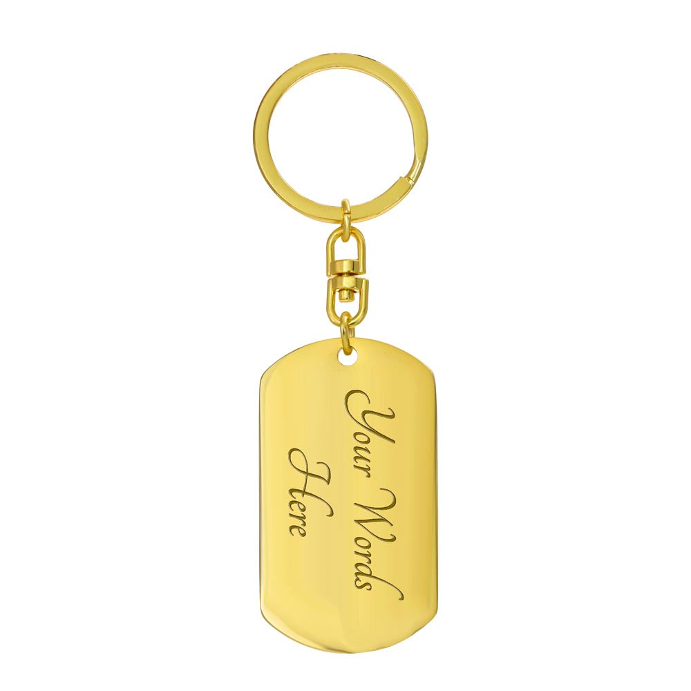 To Our Son, I Closed My Eyes For A Moment, Gift From Mom & Dad Custom Key Chain, Anniversary, Birthday, Graduation Gift
