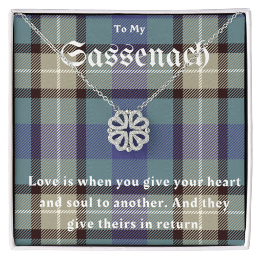 To My Sassenach, Outlander Gift, Outlander Gift Box, Outlander Jewelry, Outlander Gift For Wife, Outlander Charm, Outlander Necklace