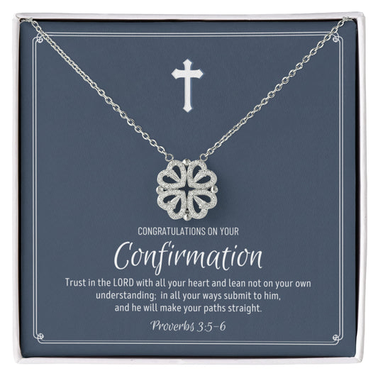 Confirmation Gift For Girls, Confirmation Granddaughter, Magnetic Hearts NecklaceNecklace, Confirmation Gift Ideas For Girls, Catholic Confirmation Gift