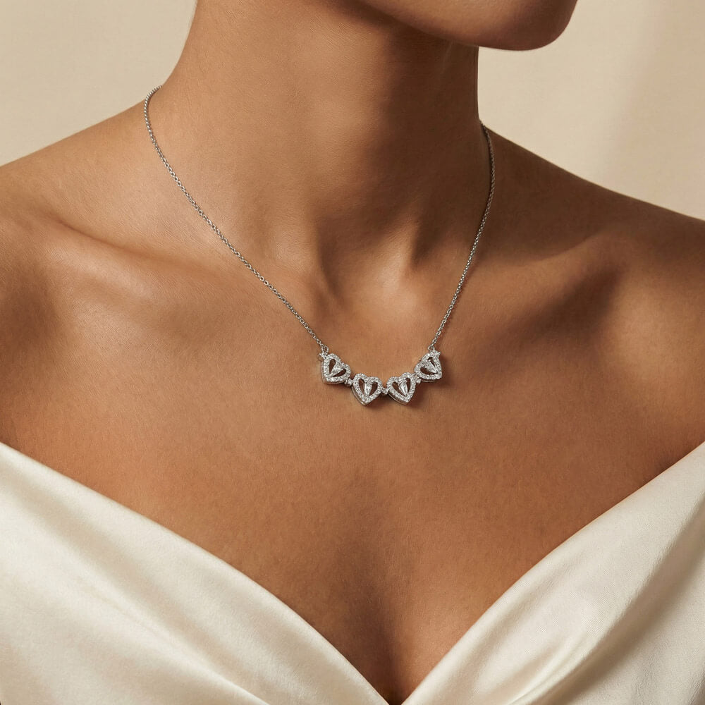 Confirmation Gift For Girls, Confirmation Granddaughter, Magnetic Hearts NecklaceNecklace, Confirmation Gift Ideas For Girls, Catholic Confirmation Gift