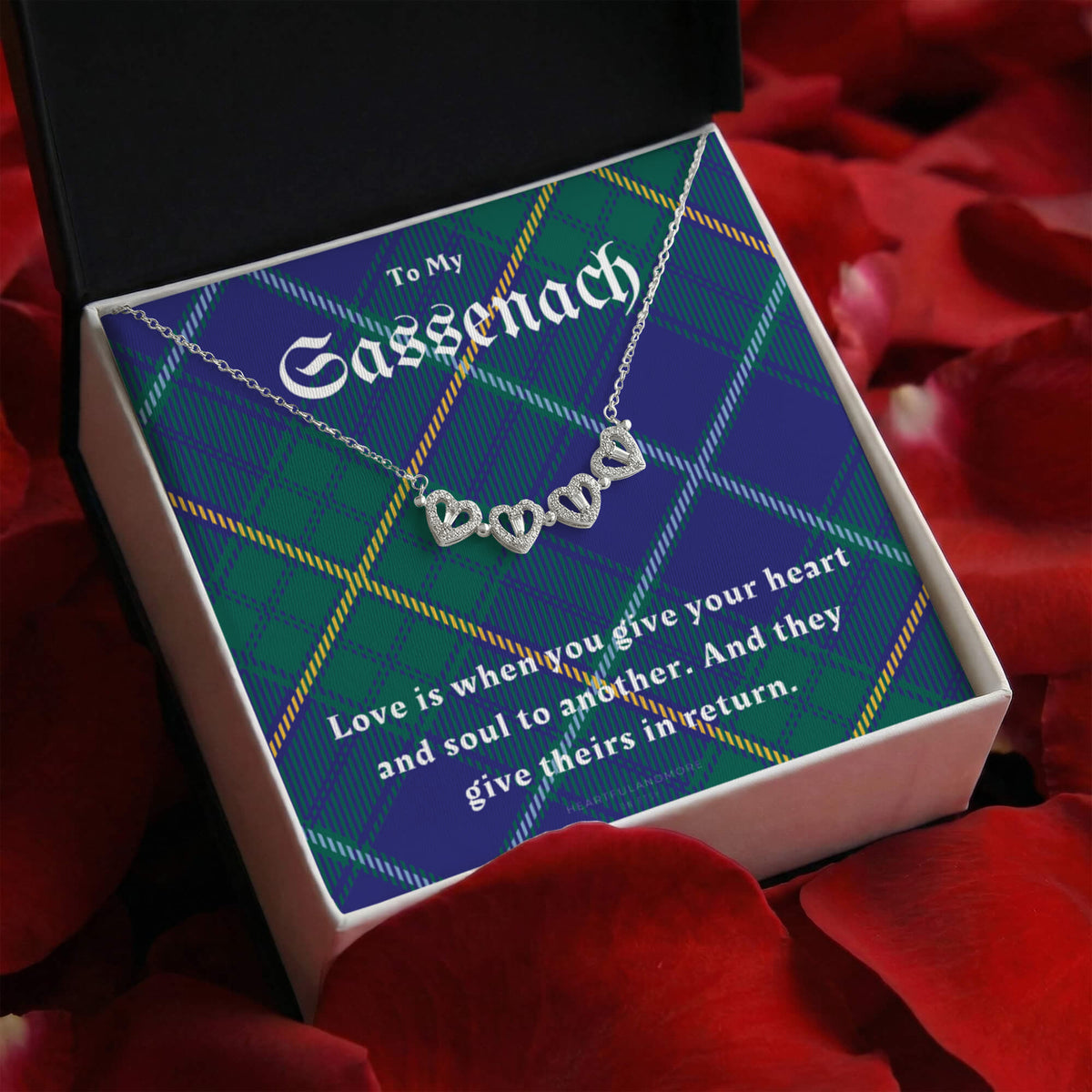 To My Sassenach, Outlander Gift, Outlander Gift Box, Outlander Jewelry, Outlander Gift For Wife, Outlander Charm, Outlander Necklace