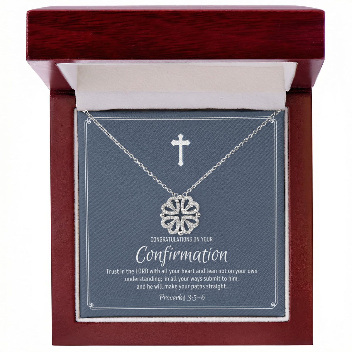 Confirmation Gift For Girls, Confirmation Granddaughter, Magnetic Hearts NecklaceNecklace, Confirmation Gift Ideas For Girls, Catholic Confirmation Gift