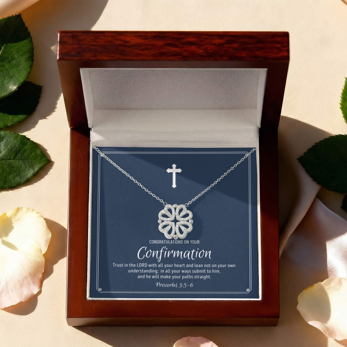 Confirmation Gift For Girls, Confirmation Granddaughter, Magnetic Hearts NecklaceNecklace, Confirmation Gift Ideas For Girls, Catholic Confirmation Gift