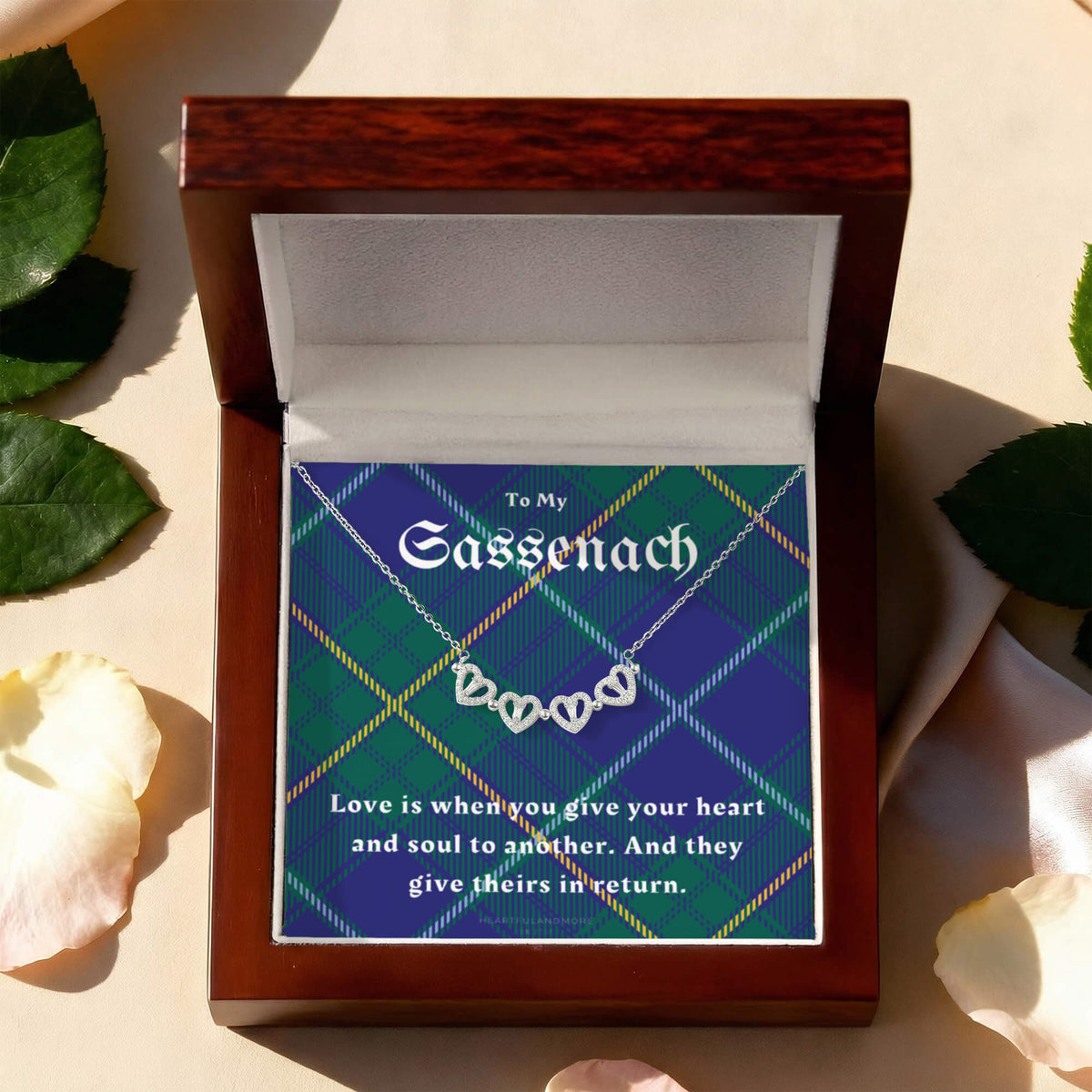 To My Sassenach, Outlander Gift, Outlander Gift Box, Outlander Jewelry, Outlander Gift For Wife, Outlander Charm, Outlander Necklace