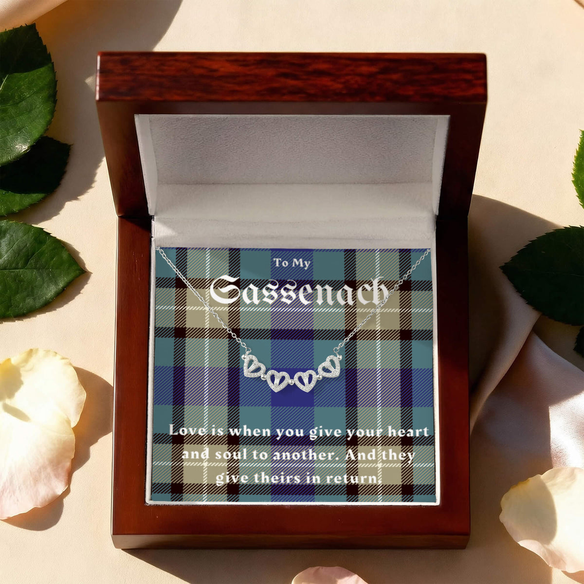 To My Sassenach, Outlander Gift, Outlander Gift Box, Outlander Jewelry, Outlander Gift For Wife, Outlander Charm, Outlander Necklace