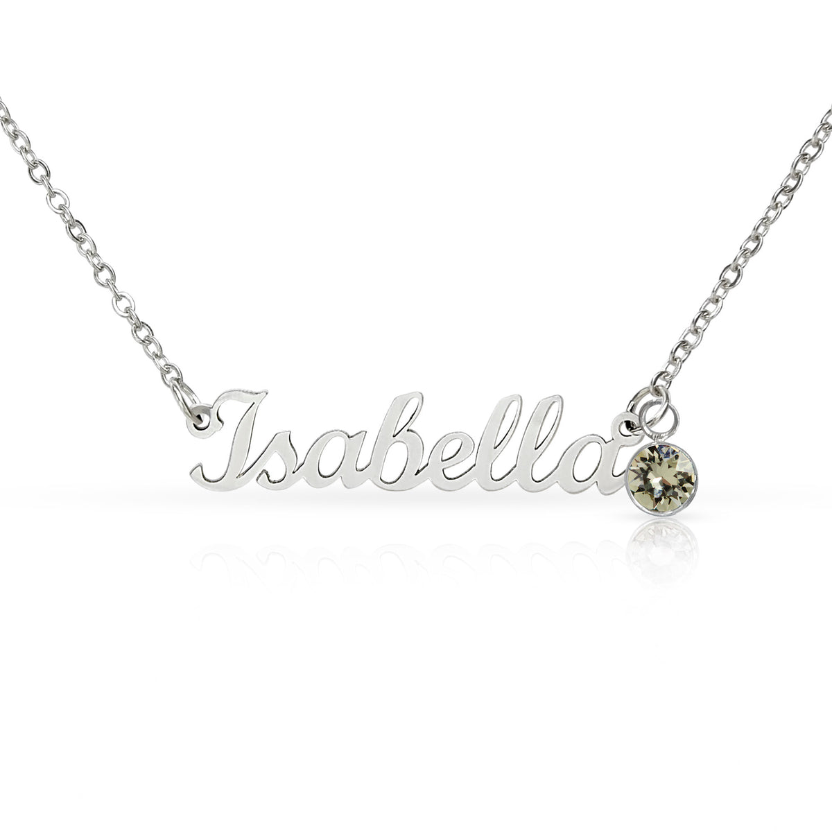Custom Name Necklace for Daughter from Dad, Personalized Birthday Gift for Daughter, Unique Name Jewelry with Birthstone, Special Christmas Present