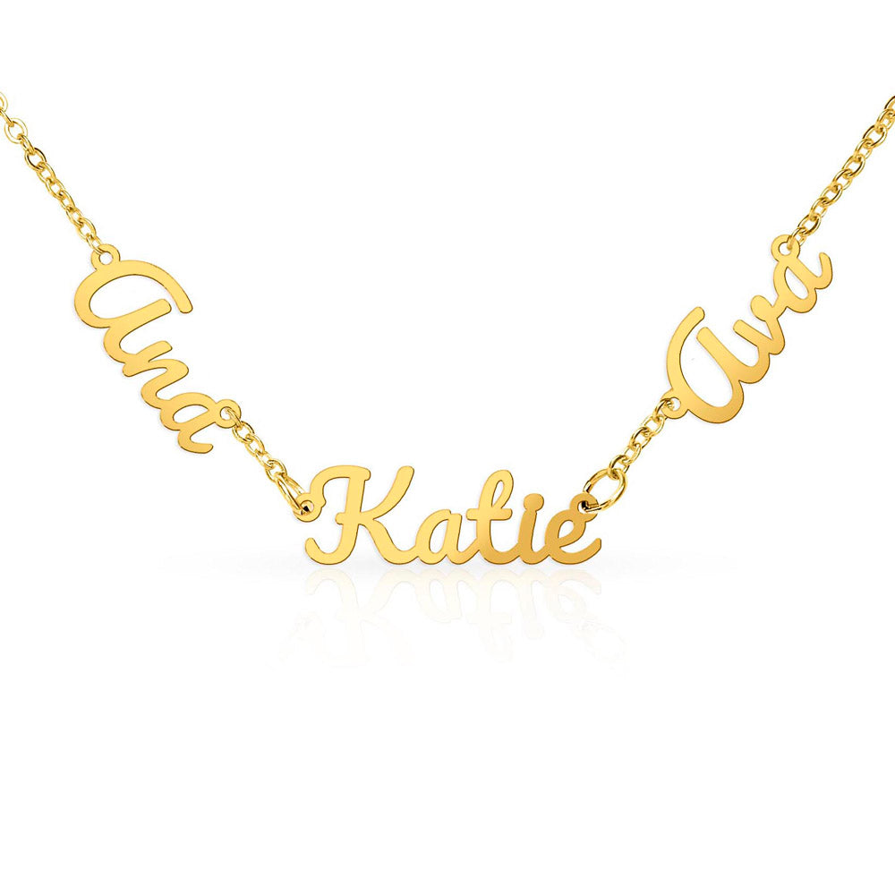 Personalized Grandkids Name Necklace - Perfect Mother's Day Gift for Grandma