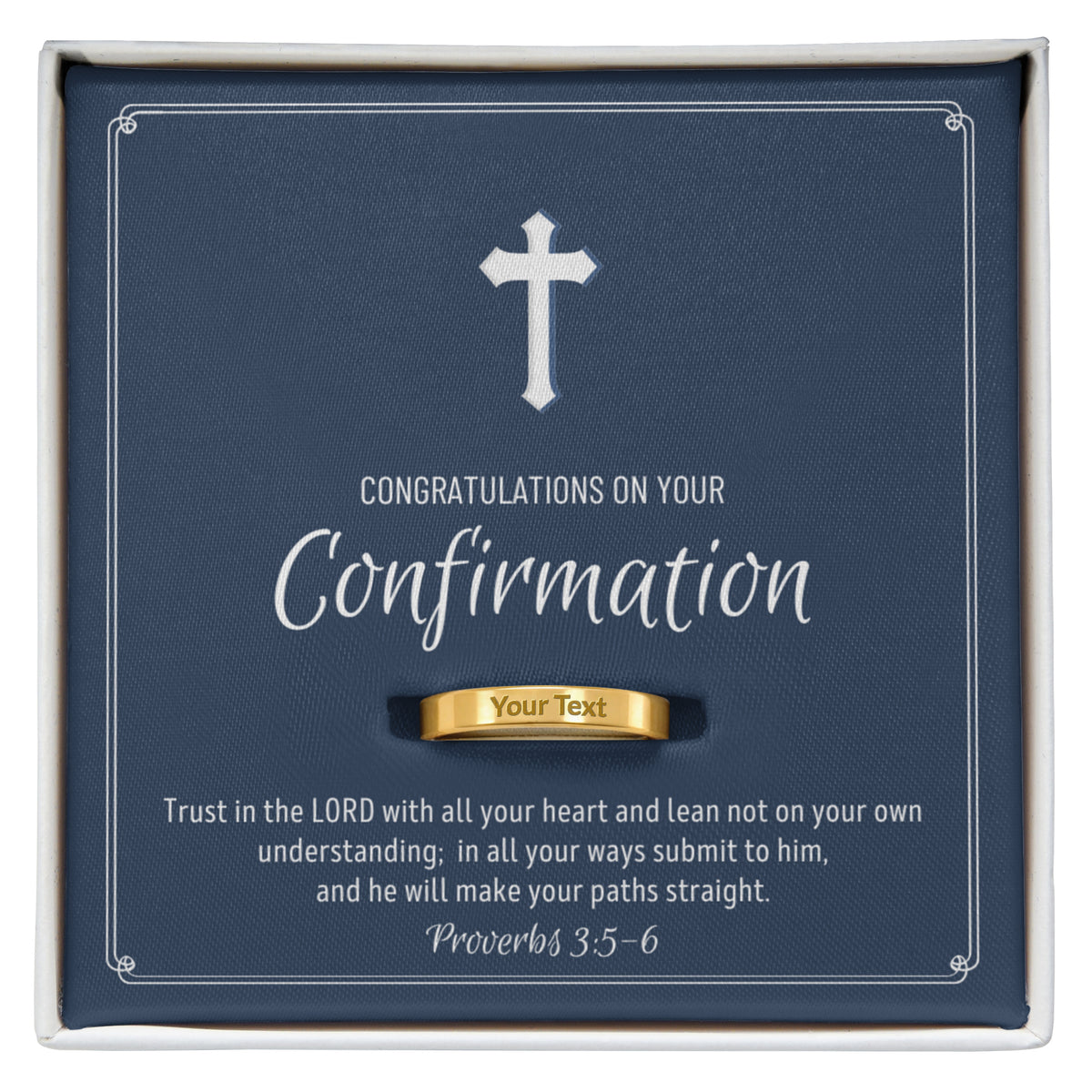 Confirmation Gift For Girls, Confirmation Granddaughter, Engraved Ring, Confirmation Gift Ideas For Girls, Catholic Confirmation Gift