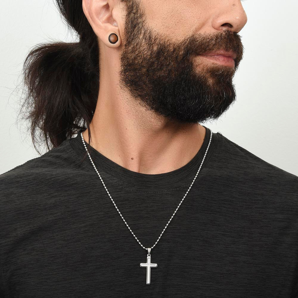 Groom Gift from Parents, To Our Son on Your Wedding Day, Son Wedding Day Gift, Gift for Son on Wedding Day, Son Wedding Cross Necklace