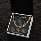 Graduation Gift for Him | Cuban Chain Necklace