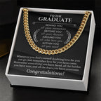 Graduation Gift for Him | Cuban Chain Necklace