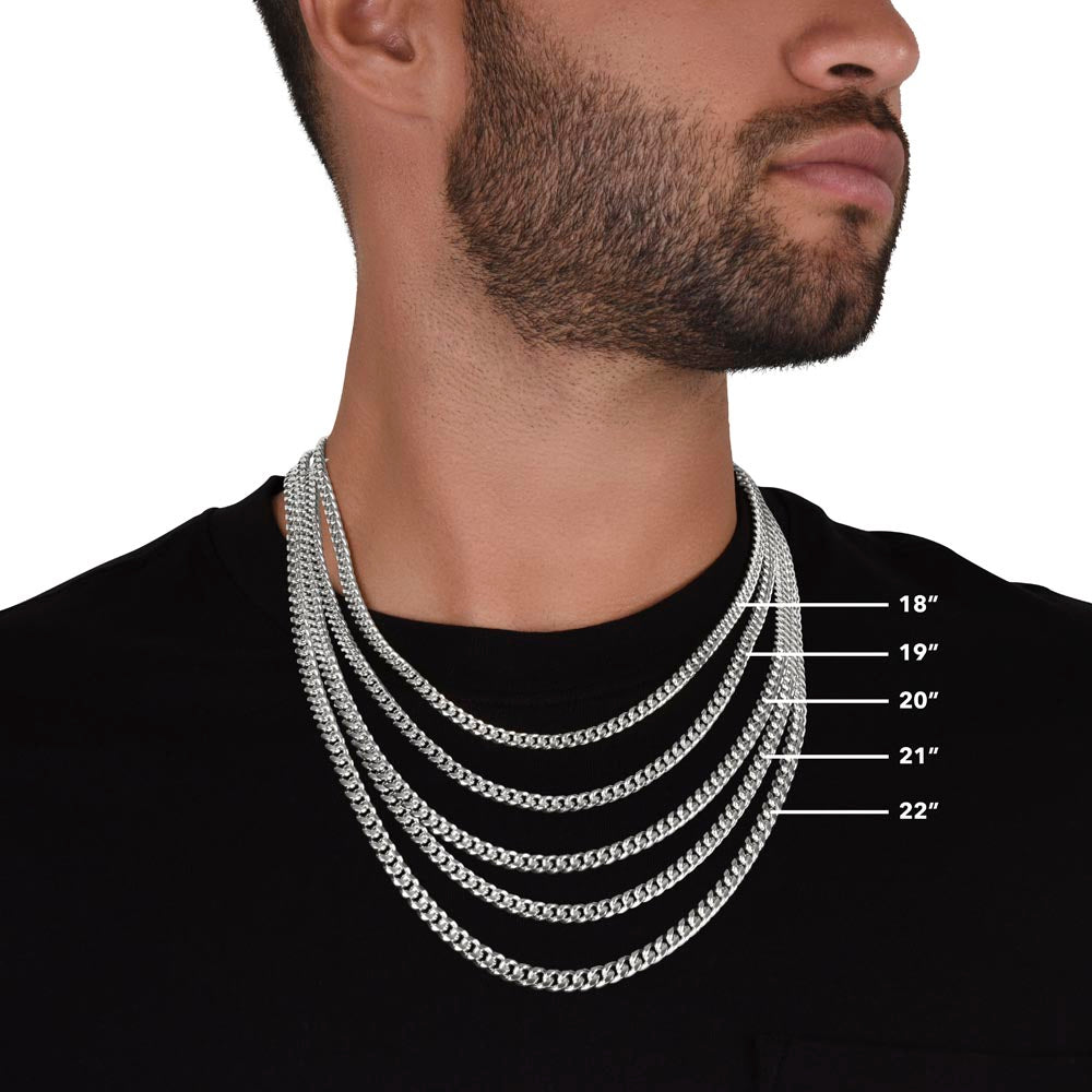Nephew Graduation Gift from Aunt and Uncle, Best Graduation Gift for Nephew, Cuban Link Chain, Class of 2026, Nephew Gift