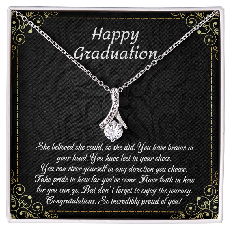 2026 College Graduation Gifts for Her, Eternal Hope Necklace for Daughter or Best Friend, Inspirational High School Grad Gift Idea