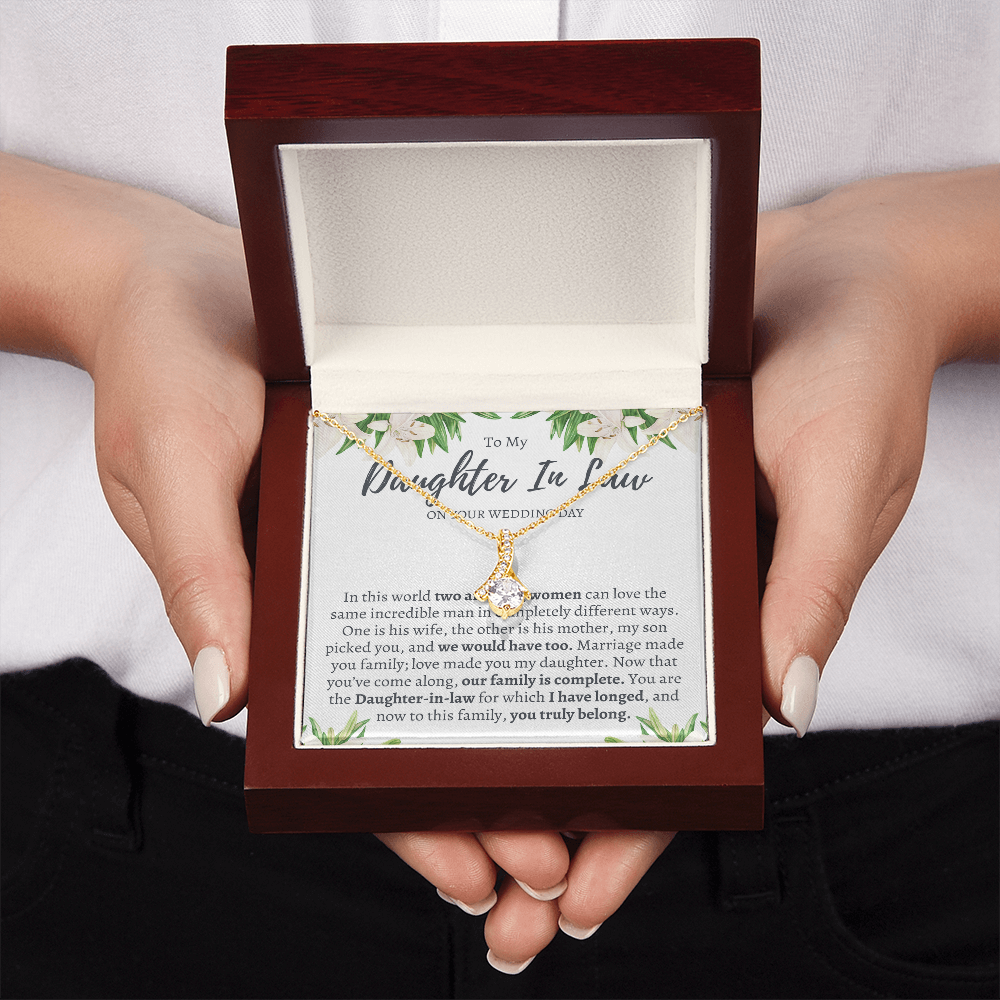 Wedding Gift for Daughter in Law from Mother in Law - Welcome to the Family
