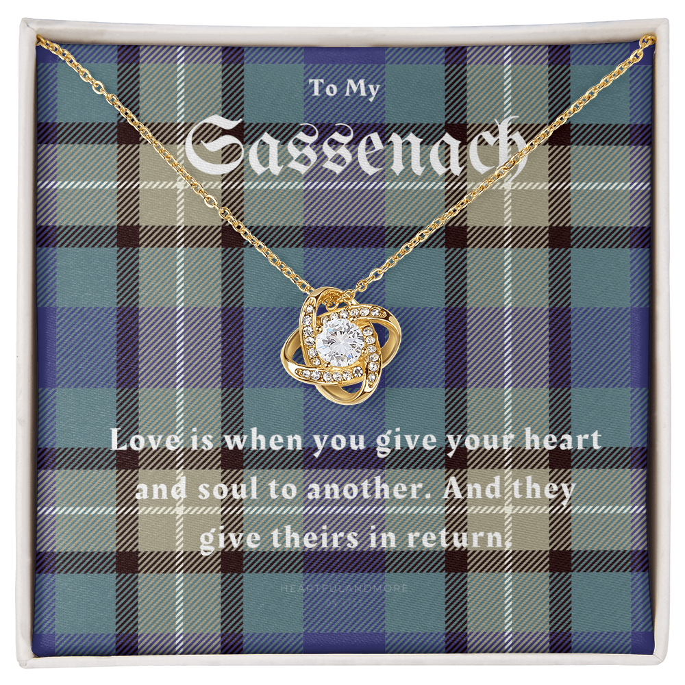 To My Sassenach - Love Knot Necklace