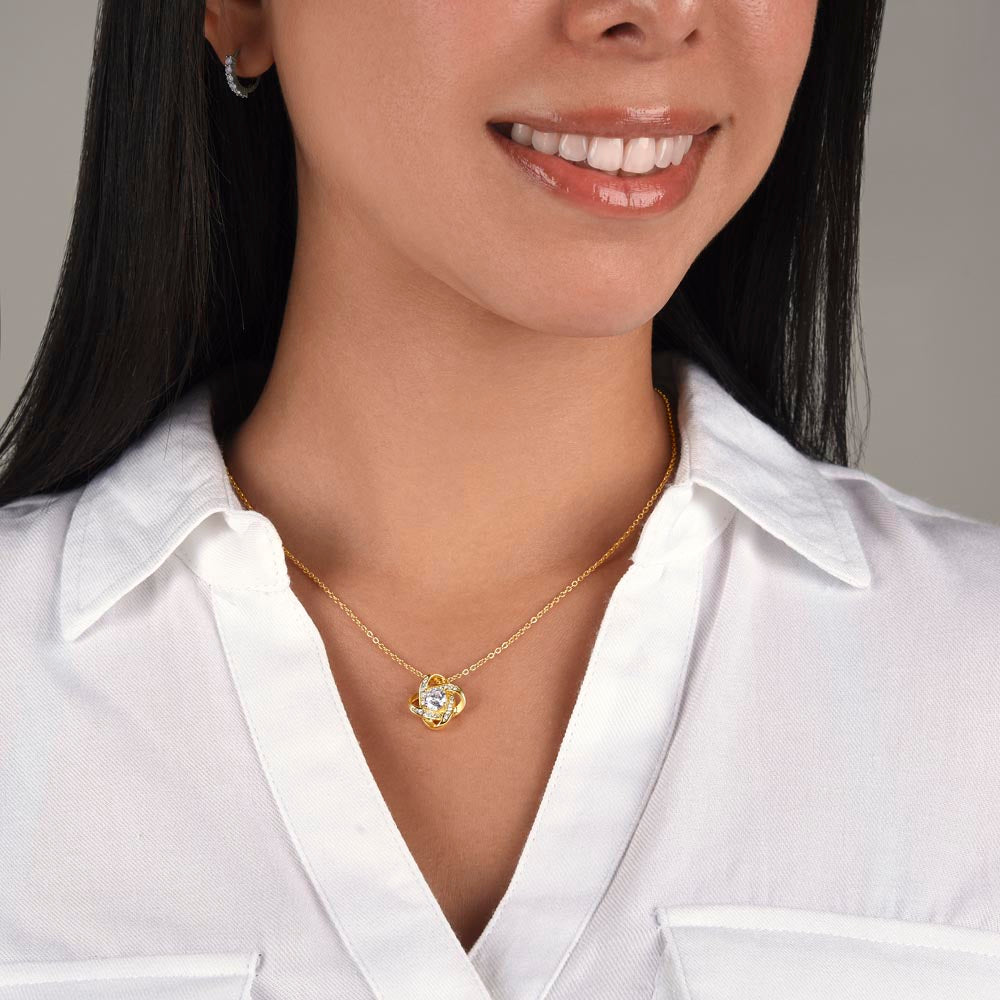 Best Friend 40th Birthday Gift - Infinity Knot Necklace, Sentimental Birthday Gift for Her, Special Friend 40th Jewelry