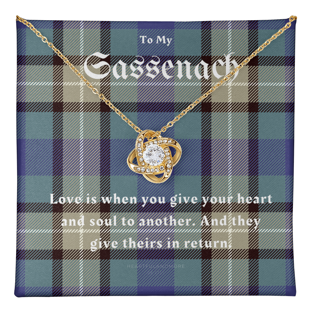To My Sassenach - Love Knot Necklace