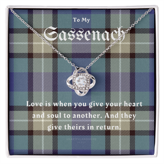 To My Sassenach - Love Knot Necklace