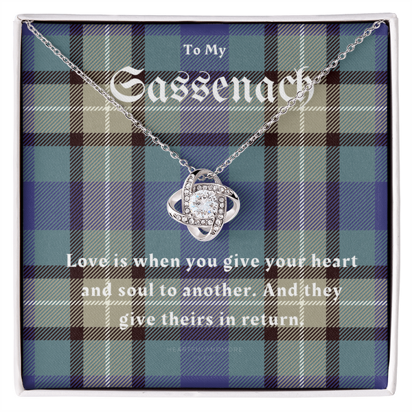 To My Sassenach, Outlander Gift, Outlander Gift Box, Outlander Jewelry, Outlander Gift For Wife, Outlander Charm, Outlander Necklace