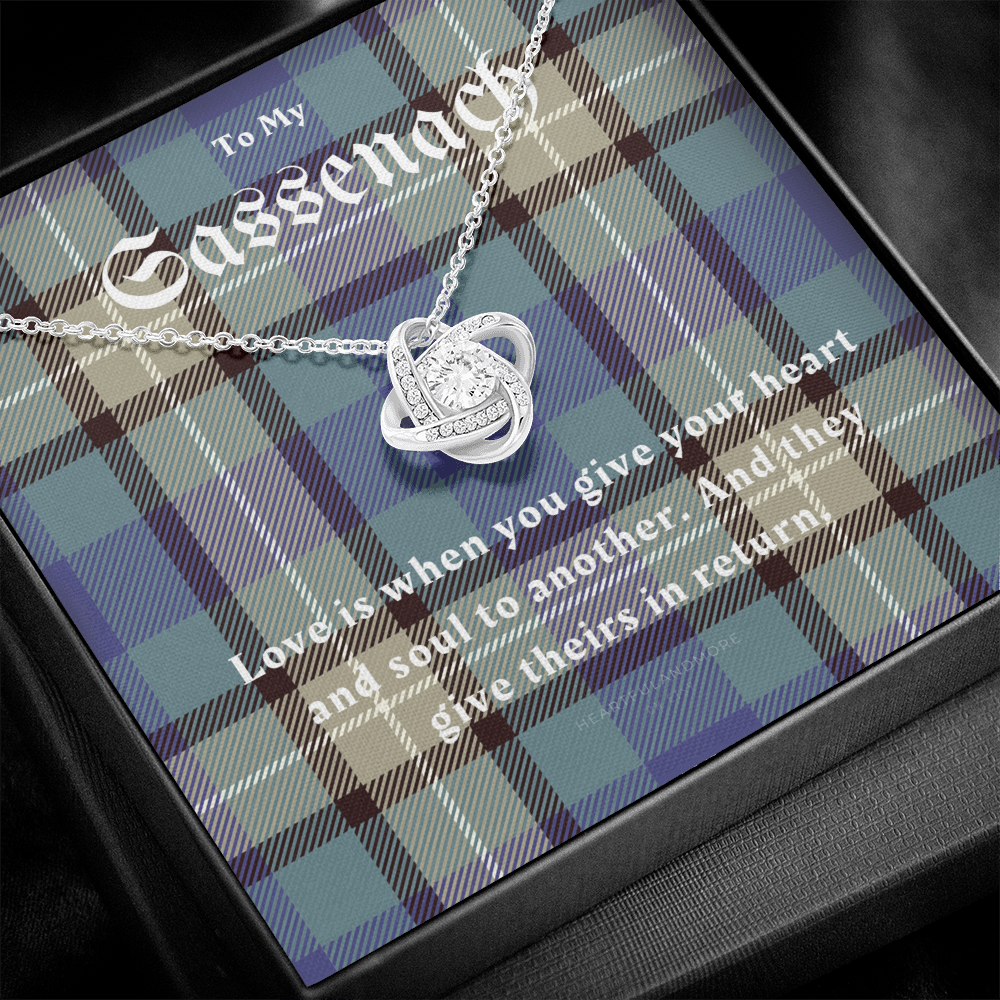 To My Sassenach - Love Knot Necklace