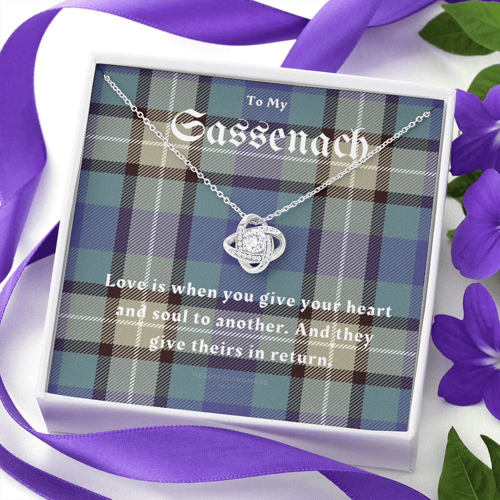 To My Sassenach - Love Knot Necklace