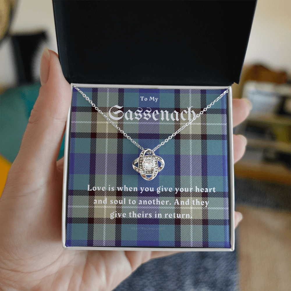 To My Sassenach, Outlander Gift, Outlander Gift Box, Outlander Jewelry, Outlander Gift For Wife, Outlander Charm, Outlander Necklace