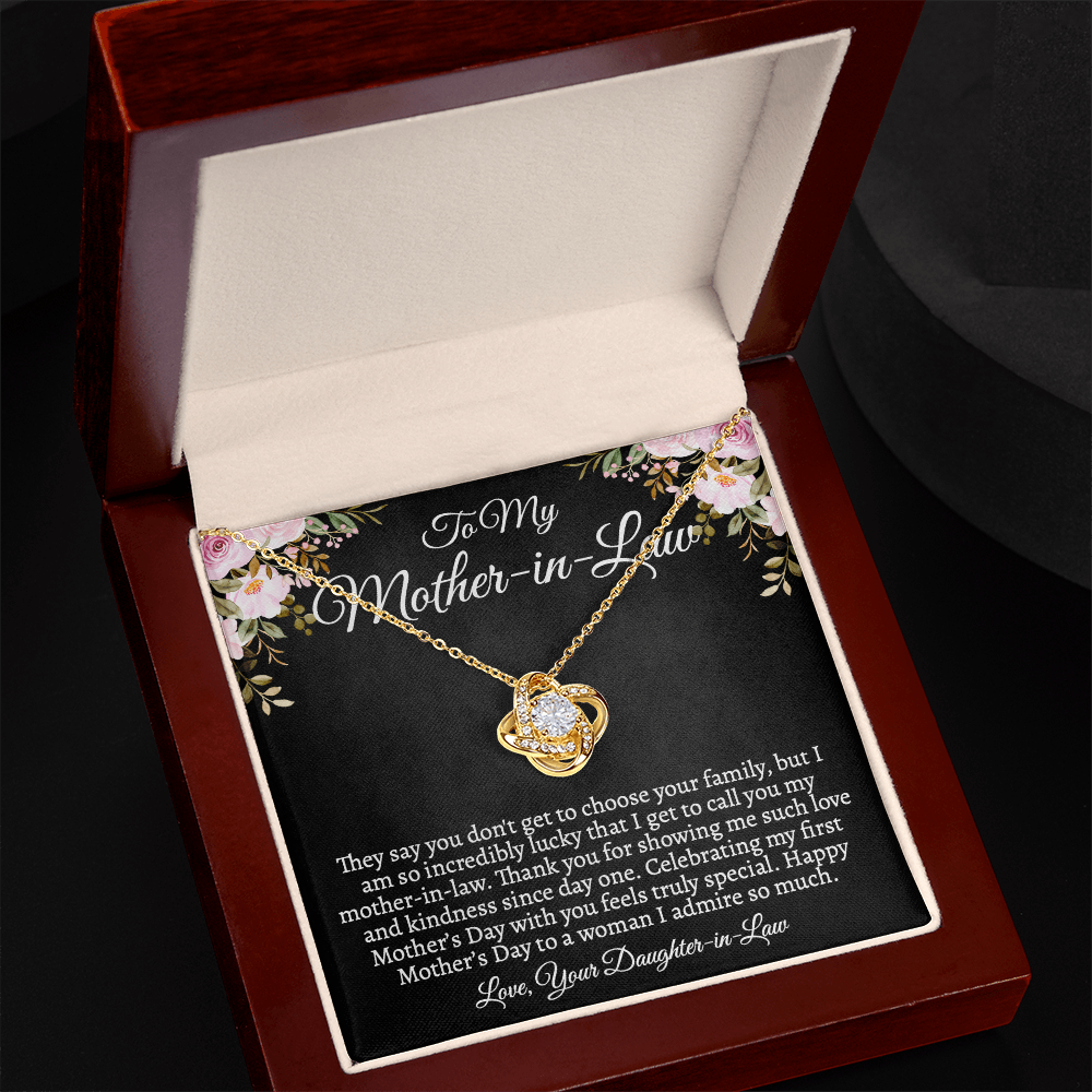 Mother-in-Law Necklace, First Mother's Day Gift from Daughter-in-Law, Custom Jewelry Gift for MIL