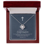 Confirmation Gift For Girls - Love Knot Necklace