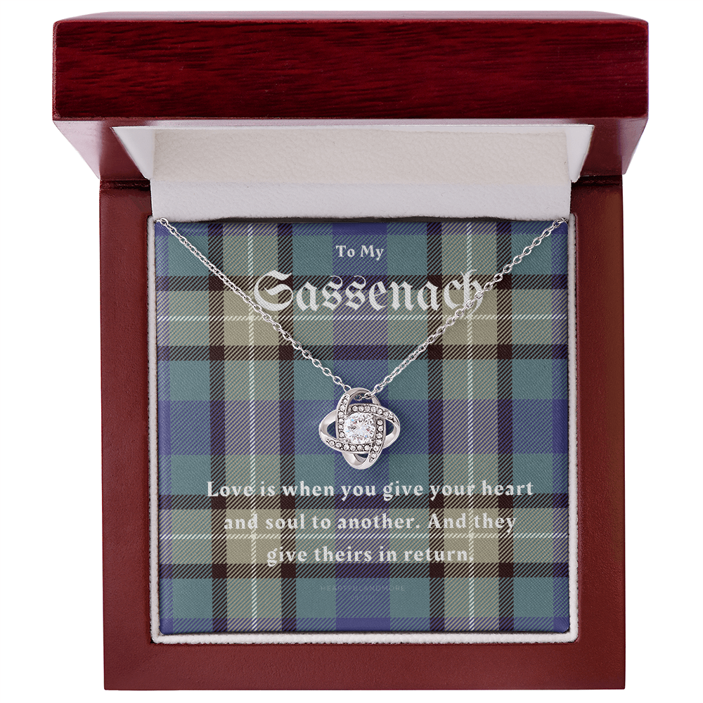 To My Sassenach, Outlander Gift, Outlander Gift Box, Outlander Jewelry, Outlander Gift For Wife, Outlander Charm, Outlander Necklace