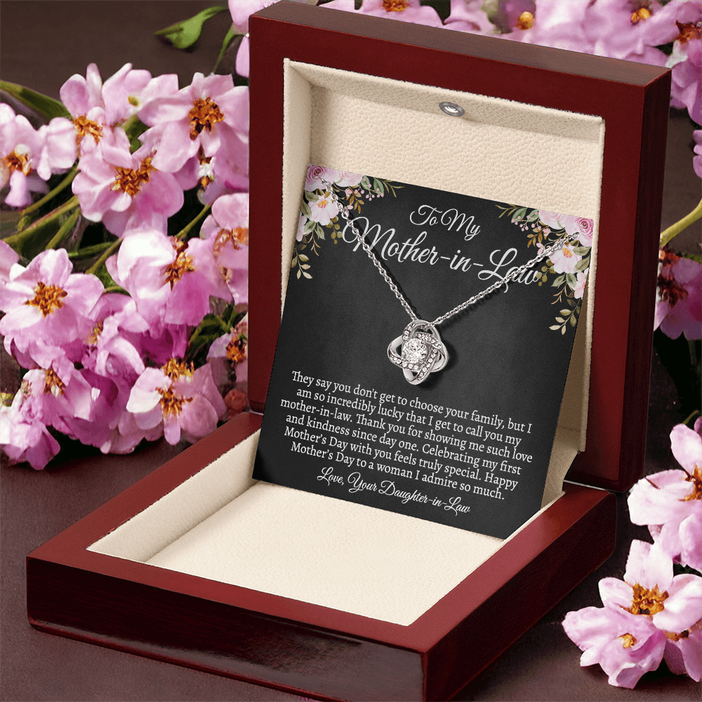 Mother-in-Law Necklace, First Mother's Day Gift from Daughter-in-Law, Custom Jewelry Gift for MIL