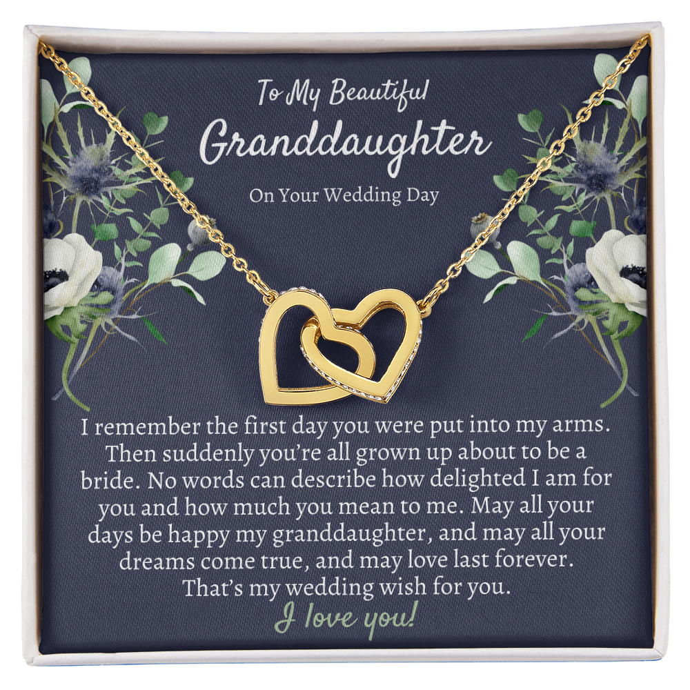 Wedding Gift for Granddaughter from Grandma - To My Beautiful Granddaughter