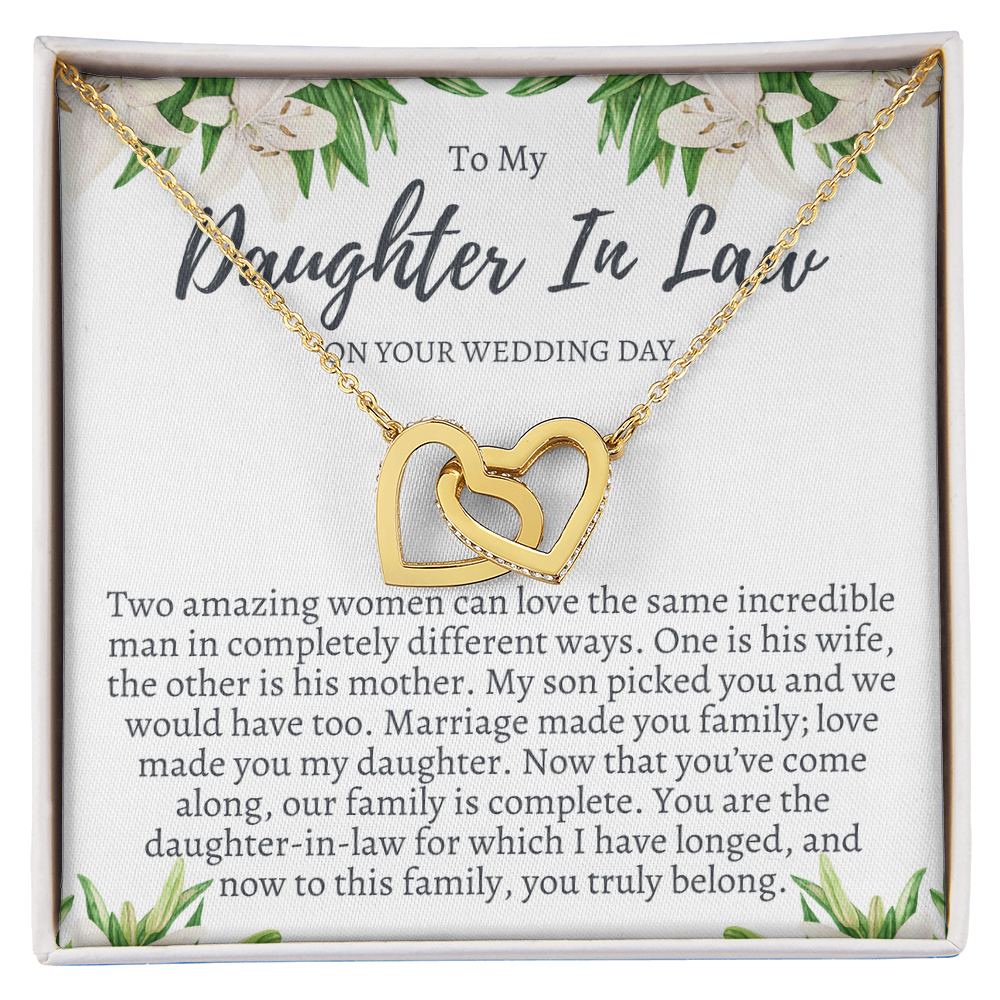 Wedding Gift for Daughter in Law from Mother in Law - Welcome to the Family