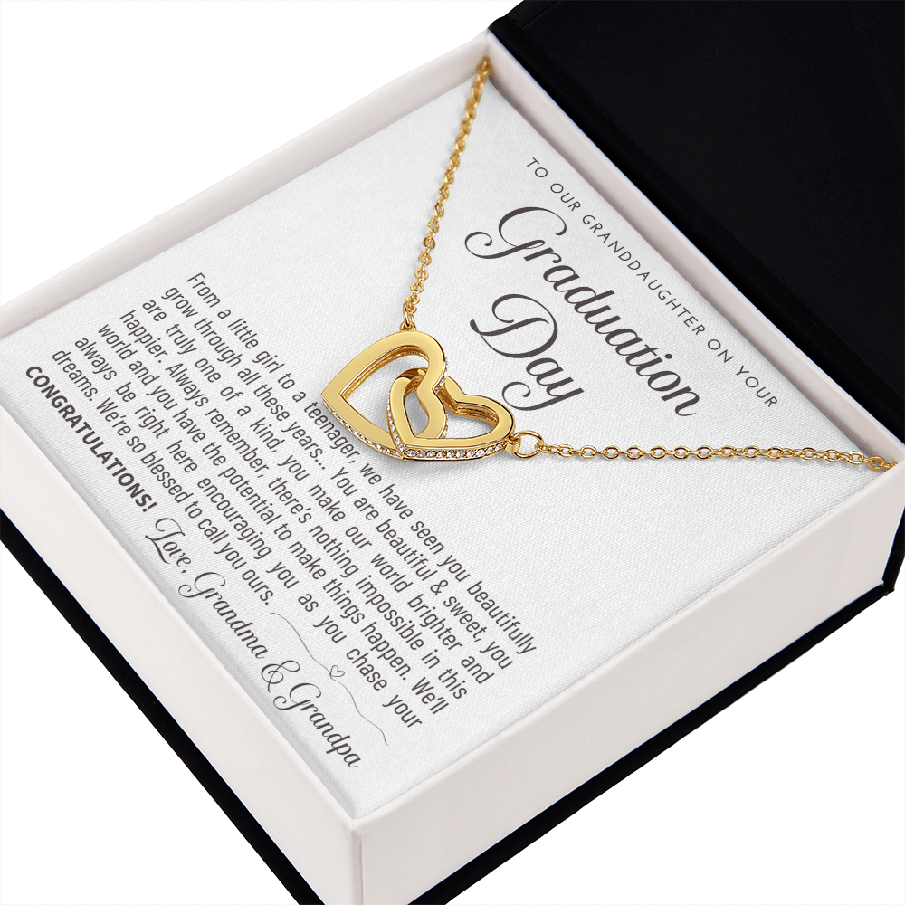 "To Our Granddaughter" Graduation Gift Necklace - A Keepsake from Grandma & Grandpa