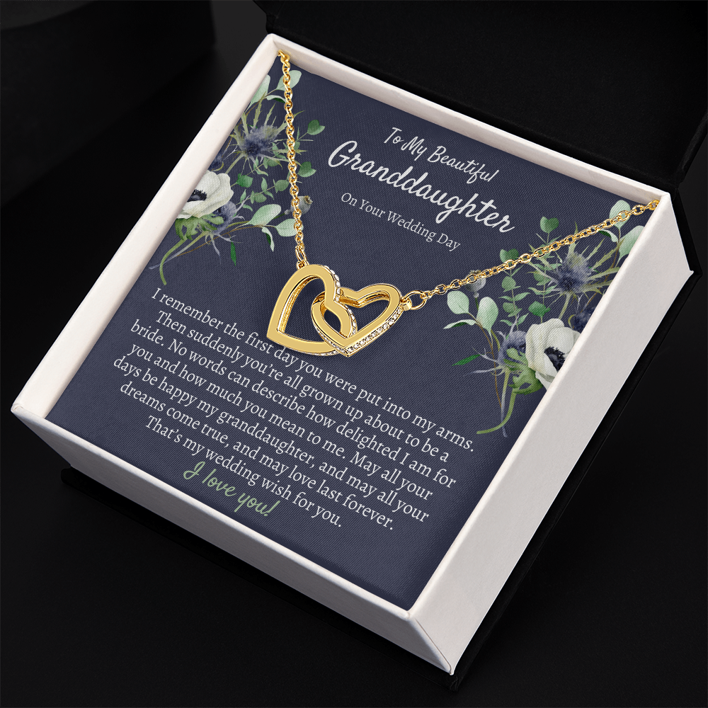 Wedding Gift for Granddaughter from Grandma - To My Beautiful Granddaughter