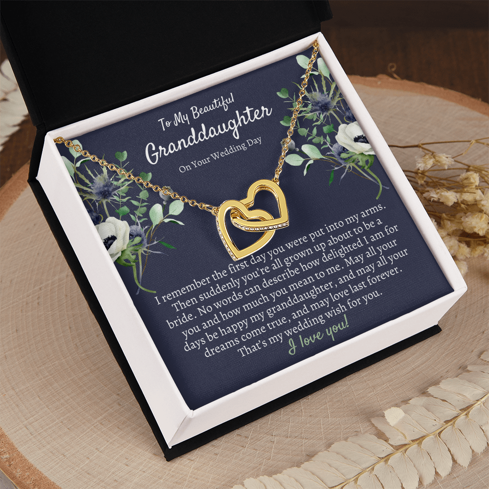 Wedding Gift for Granddaughter from Grandma - To My Beautiful Granddaughter