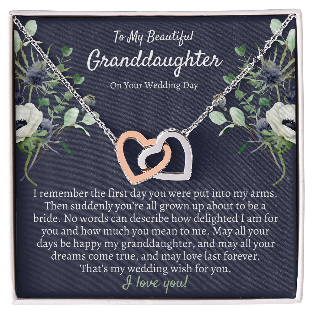 Wedding Gift for Granddaughter from Grandma - To My Beautiful Granddaughter
