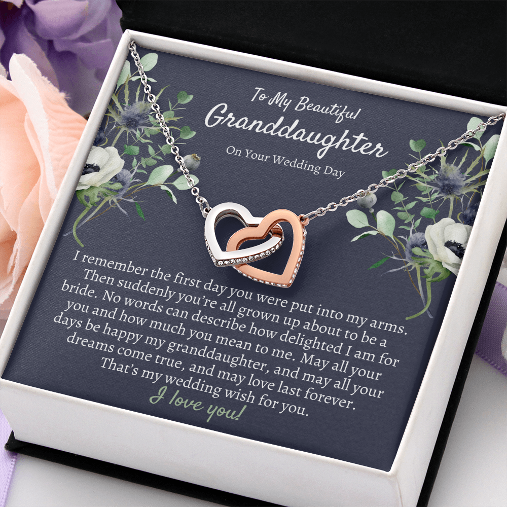 Wedding Gift for Granddaughter from Grandma - To My Beautiful Granddaughter