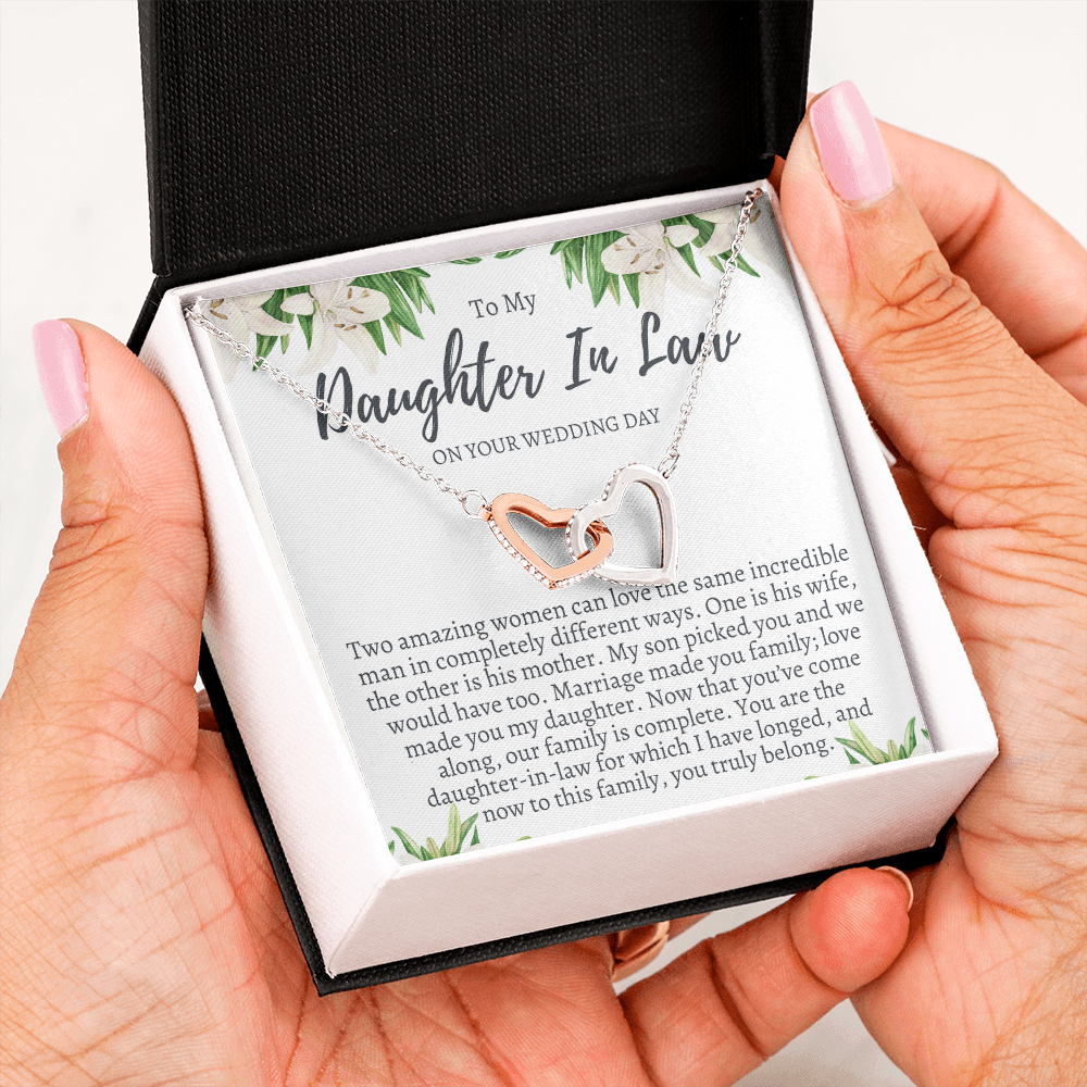 Wedding Gift for Daughter in Law from Mother in Law - Welcome to the Family