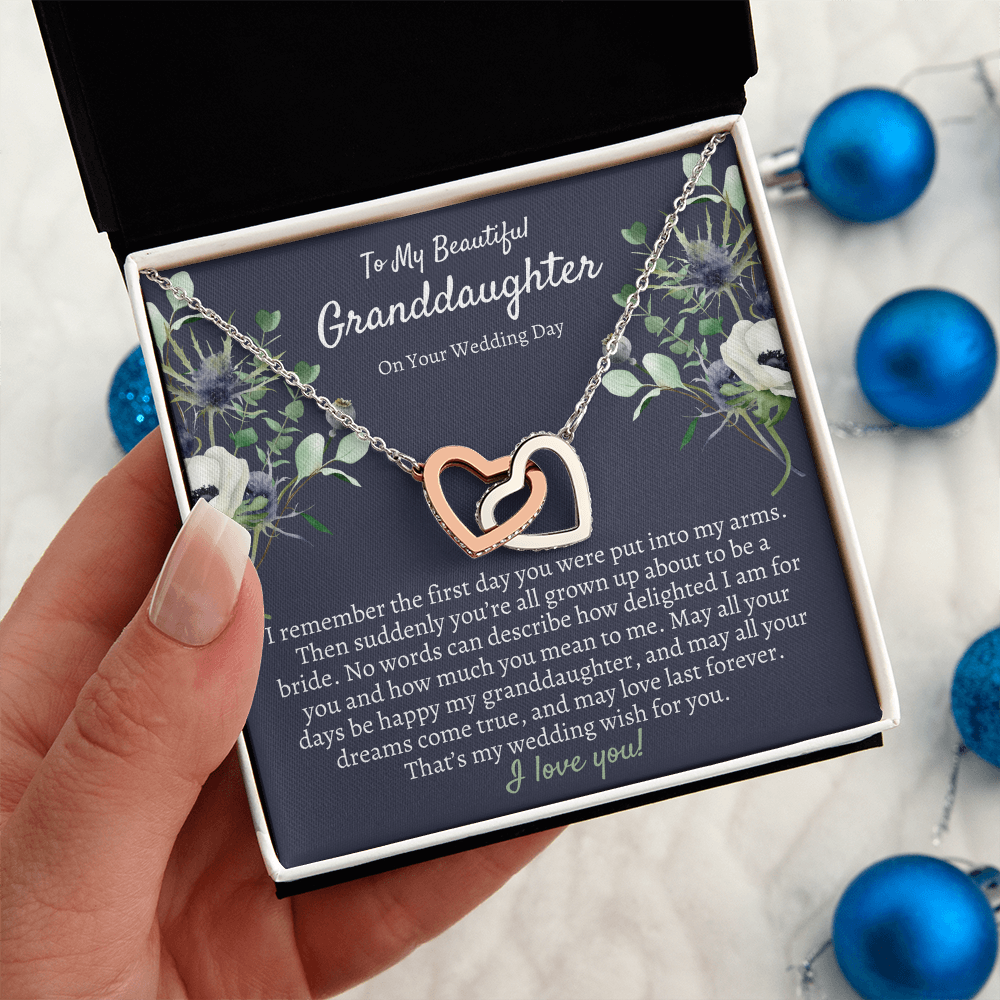 Wedding Gift for Granddaughter from Grandma - To My Beautiful Granddaughter